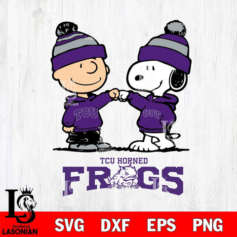 TCU Horned Frogs Snoopy Sport 9 Svg Eps Dxf Png File, Digital Download