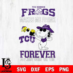 TCU Horned Frogs Snoopy makes me drink forever SVG DXF EPS PNG FILE,Snoopy File Cut, NCAA Digital Download,Instant Download,Christmas Silhouette