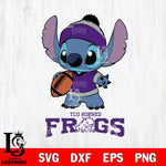 TCU Horned Frogs Stitch Disney, Svg Eps Dxf Png File, Digital Download