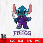 TCU Horned Frogs Stitch Horror 2 Svg Eps Dxf Png File, NCAA svg, Digital Download, Instant Download