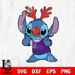 TCU Horned Frogs Stitch Reindeer Svg Eps Dxf Png File, Digital Download, Instant Download