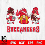 Tampa Bay Buccaneers 3 Gnomes Football Svg Eps Dxf Png File, Digital Download, Instant Download