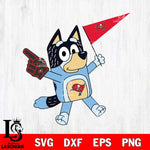 Tampa Bay Buccaneers Bandit Bluey Flag Svg Eps Dxf Png File,NFL Cut Svg Files,Digital File,Sublimation
