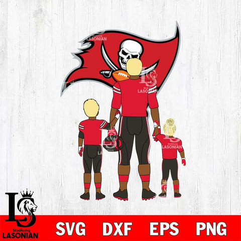 Tampa Bay Buccaneers Best Dad Ever , father day , DAD NFL 4 Svg Eps Dxf Png File, Digital Download, Instant Download