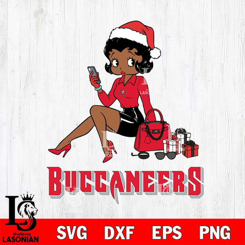 Tampa Bay Buccaneers Betty Boop Phone File Cut, NFL SVG DXF EPS PNG PDF File, Digital Download , Criucut , Silhouette