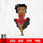 Tampa Bay Buccaneers Betty Boop Sexy Cheering SVG Svg Eps Dxf Png File, Digital Download, Instant Download