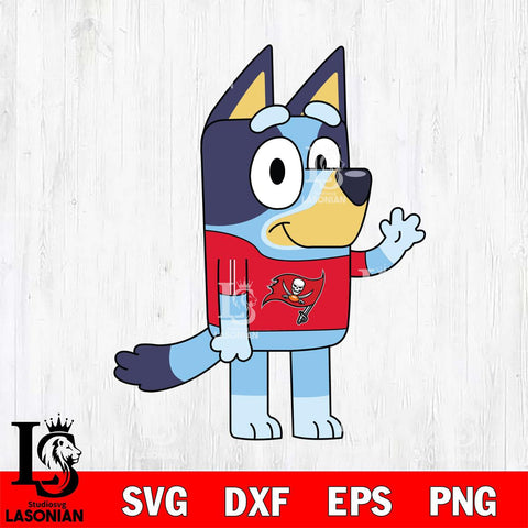 Tampa Bay Buccaneers Bluey 5 NFL Svg Eps Dxf Png File, Digital Download, Instant Download