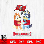 Tampa Bay Buccaneers Bluey Chilli Dance Svg Eps Dxf Png File, Digital Download, Instant Download