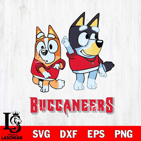 Tampa Bay Buccaneers Bluey Chilli Mode Dance Svg Eps Dxf Png File, Digital Download, Instant Download