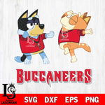 Tampa Bay Buccaneers Bluey Dance Svg Eps Dxf Png File, Digital Download, Instant Download