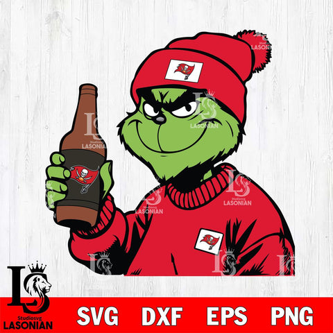 Tampa Bay Buccaneers Boujee Grinch 5 Svg Eps Dxf Png File, Digital Download, Instant Download