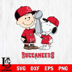 Tampa Bay Buccaneers Charlie Brown and Snoopy Champions Svg Eps Dxf Png File, NFL svg , Digital Download , Instant Download, Cricut File
