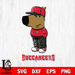 Tampa Bay Buccaneers Chill Guy Svg