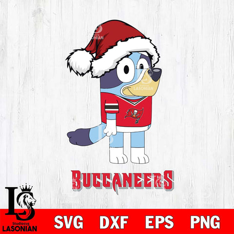 Tampa Bay Buccaneers Christmas Bluey Hat Svg Eps Dxf Png File,Cut Svg Files, Digital File, Sublimation