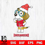 Tampa Bay Buccaneers Christmas Bluey Honey Sport Svg Eps Dxf Png File,Cut Svg Files, Digital File, Sublimation