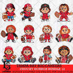 Tampa Bay Buccaneers Chucky Horror Bundle 12 SVG Svg Eps Dxf Png File, Bundle NFL svg, Digital Download, Instant Download