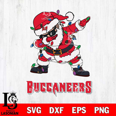Tampa Bay Buccaneers Dabbing Santa Claus Ugly Christmas Svg Eps Dxf Png File,NFL Svg Files,Digital Download,Sublimation,Instant Download