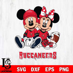 Tampa Bay Buccaneers Disney Mickey And Minnie Football Svg Eps Dxf Png File, NFL svg , Digital Download , Instant Download, Cricut File