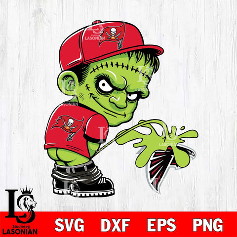 Tampa Bay Buccaneers Frankenstein Piss On Atlanta Falcons Svg Eps Dxf Png File, Digital Download, Instant Download