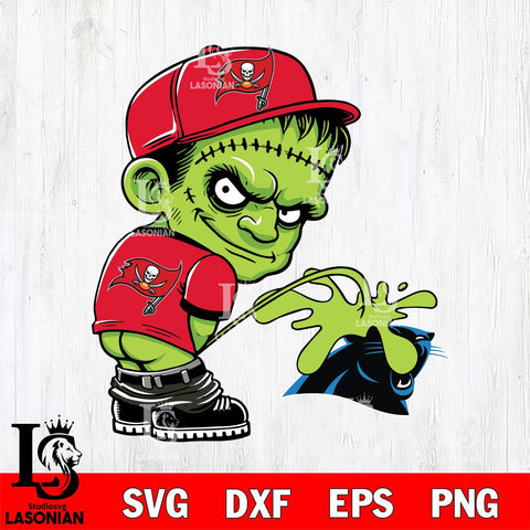 Tampa Bay Buccaneers Frankenstein Piss On Carolina Panthers Svg Eps Dxf Png File, Digital Download, Instant Download