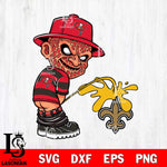 Tampa Bay Buccaneers Freddy Krueger Piss On New Orleans Saints Svg Eps Dxf Png File, Digital Download, Instant Download