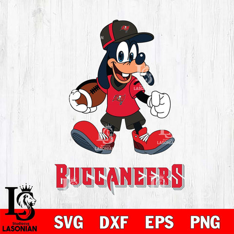 Tampa Bay Buccaneers Goofy Football Player SVG DXF EPS PNG FILE,NFL Cricut ,Football Digital Download,Instant Download, Silhouette