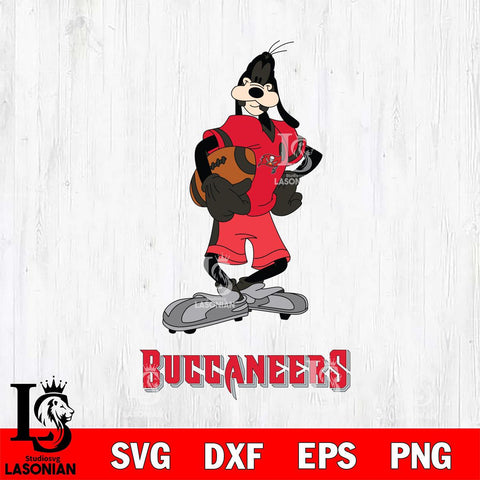 Tampa Bay Buccaneers Goofy Player SVG DXF EPS PNG FILE,NFL Cricut ,Football Digital Download,Instant Download, Silhouette