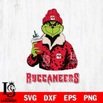 Tampa Bay Buccaneers Grinch Christmas Leopard Svg Eps Dxf Png File, Digital Download, Instant Download