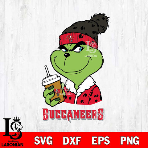 Tampa Bay Buccaneers Grinch Christmas hat Svg Eps Dxf Png File, Digital Download, Instant Download