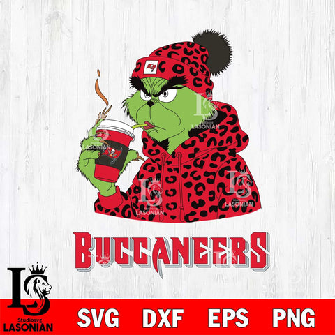 Tampa Bay Buccaneers Grinch Leopard Christmas Svg Eps Dxf Png File,Cricut svg files, Digital Download, Instant Download
