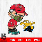 Tampa Bay Buccaneers Hannibal Lecter Piss On Carolina Panthers Svg Eps Dxf Png File, Digital Download, Instant Download