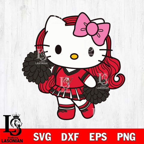 Tampa Bay Buccaneers Hello Kitty Cheerleader 7 Svg Eps Dxf Png File, Digital Download, Instant Download