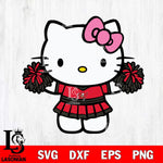 Tampa Bay Buccaneers Hello Kitty Cheerleader 9 Svg Eps Dxf Png File, Digital Download, Instant Download