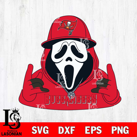 Tampa Bay Buccaneers Horror Character Ghostface Sport Svg Eps Dxf Png File, Digital Download, Instant Download