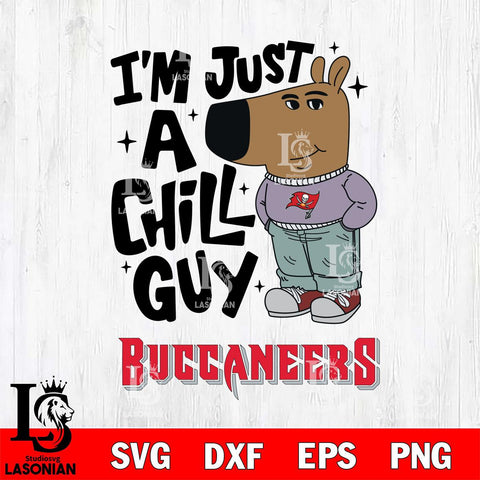 Tampa Bay Buccaneers I'm Just A Chill Guy Svg Eps Dxf Png File,NFL Svg Files,Christmas svg ,Digital Download ,Instant Download