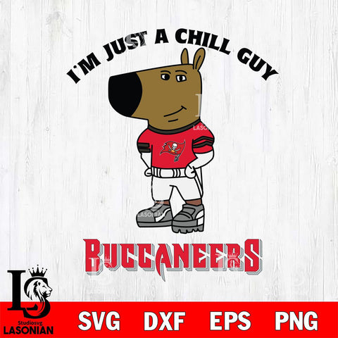 Tampa Bay Buccaneers I'm Just A Chill Guy Football Svg Eps Dxf Png File,NFL Svg Files,Christmas svg ,Digital Download ,Instant Download