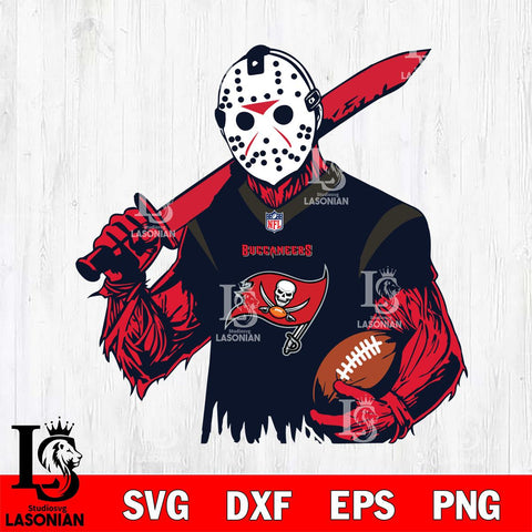 Tampa Bay Buccaneers Jason Voorhees Horror 11 Svg Eps Dxf Png File, NFL svg, Digital Download, Instant Download