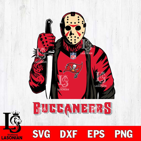 Tampa Bay Buccaneers Jason Voorhees Horror 3 Svg Eps Dxf Png File, NFL svg, Digital Download, Instant Download