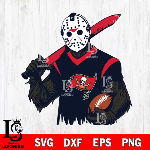 Tampa Bay Buccaneers Jason Voorhees Horror Halloween 2 Svg Eps Dxf Png File, Digital Download, Instant Download