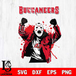 Tampa Bay Buccaneers Jason Voorhees Horror Halloween 3 Svg Eps Dxf Png File, Digital Download, Instant Download