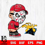 Tampa Bay Buccaneers Jason Voorhees Piss On Carolina Panthers Svg Eps Dxf Png File, Digital Download, Instant Download