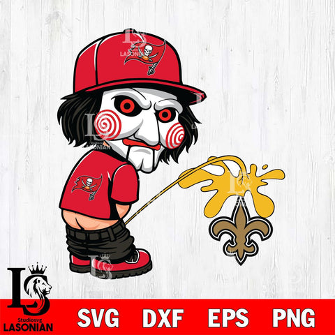 Tampa Bay Buccaneers Jigsaw Piss On New Orleans Saints Svg Eps Dxf Png File, Digital Download, Instant Download