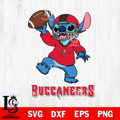 Tampa Bay Buccaneers Lilo and stitch Sport SVG DXF EPS PNG FILE, Stitch File Cut,NFL Digital Download,Instant Download, Silhouette