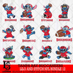 Tampa Bay Buccaneers Lilo and stitch Sport NFL Bundle 12 SVG DXF EPS PNG FILE,Bundle Stitch File Cut,NFL Digital Download,Instant Download, Silhouette