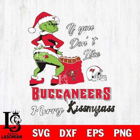 Tampa Bay Buccaneers Merry kissmyass grinch Svg Eps Dxf Png File,NFL Svg Files,Digital Download,Sublimation,Instant Download
