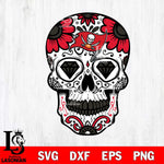 Tampa Bay Buccaneers Mexico Skull SVG 2