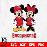 Tampa Bay Buccaneers Mickey Minnie Rugby Svg Eps Dxf Png File, Bundle NFl svg , File Cut , Digital Download , Instant Download, Laser Cut Svg Files