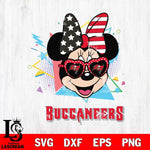 Tampa Bay Buccaneers Minnie Mouse Love Sport SVG DXF EPS PNG FILE, Disney Father day File Cut,Digital Download,Instant Download,Disney Svg Files