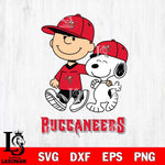 Tampa Bay Buccaneers Peanuts Snoopy Friends SVG DXF EPS PNG FILE,Snoopy File Cut, Nfl Digital Download,Instant Download, Silhouette