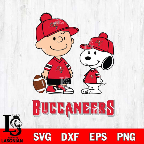 Tampa Bay Buccaneers Peanuts Snoopy Friends Football SVG DXF EPS PNG FILE,Snoopy File Cut, Nfl Digital Download,Instant Download, Silhouette